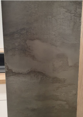 Arbeitsplatte Nobilia  226 "Metall-Art" Einzelstück