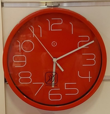 Wanduhr "Salzburg" Rot