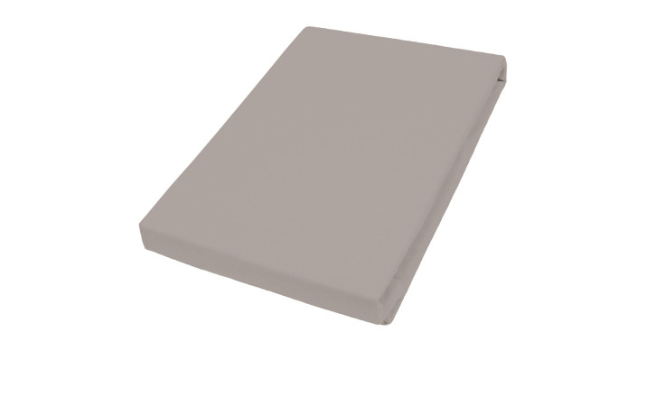 Spanntuch Teddy 140-160 x 200 cm in braun.