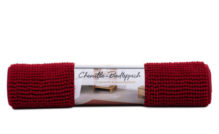 Badteppich Chenille 70 x 120 cm