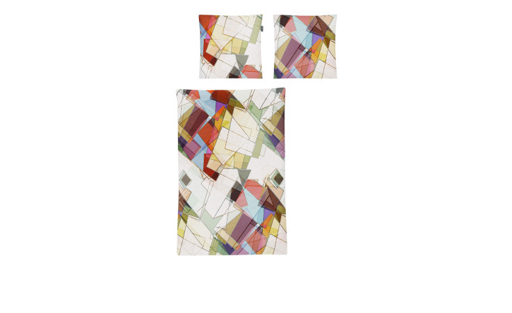 Mako-Satin Bettwäsche in der Größe 155 x 220 cm und in einer mehrfarbigen Farbausfürhung
