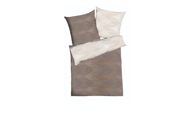 Biber-Bettwäsche Ikat 155 x 220 cm