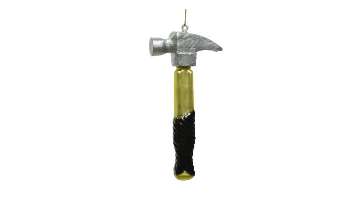 Christbaumanhänger Hammer 13 cm