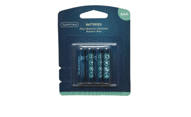 Batterien AAA 4 tlg.