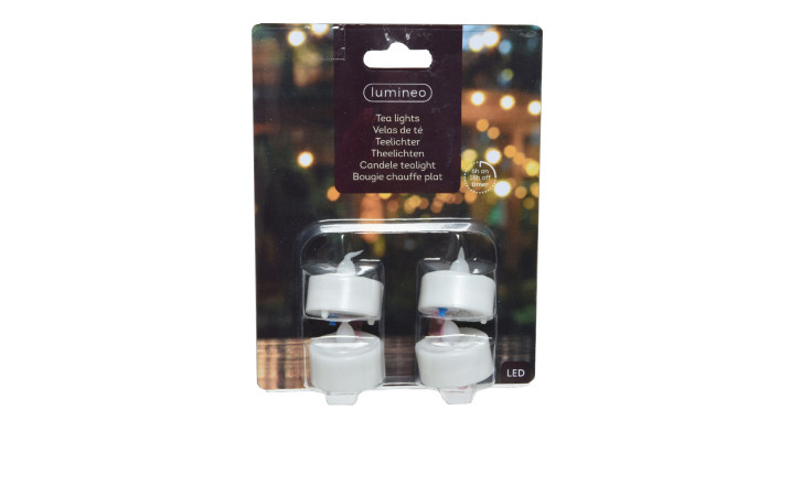 LED-Teelicht-Set 4 tlg.