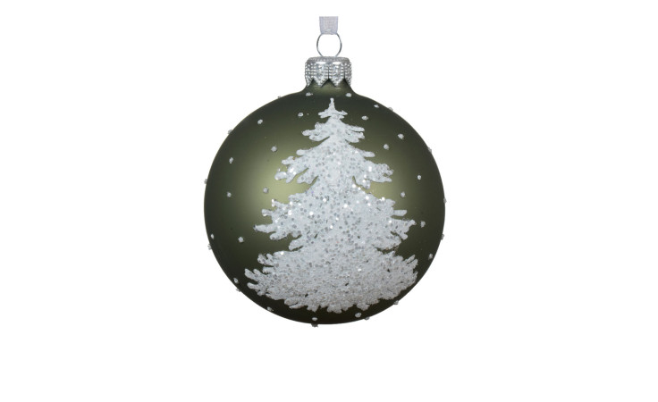 Christbaumkugel Rosmarin 8 cm 