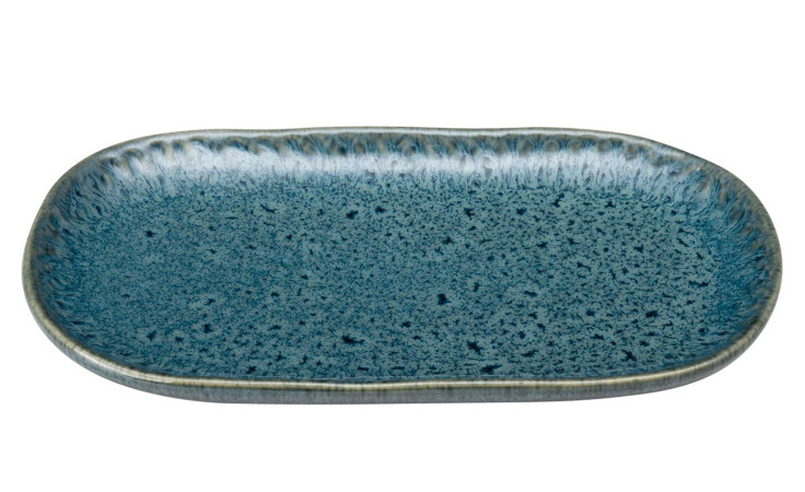 Platte Matera 22 x 12 cm in blau