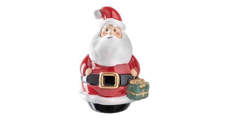 Weihnachtsmann Autentico 12 cm aus Keramik in mehreren Farben.