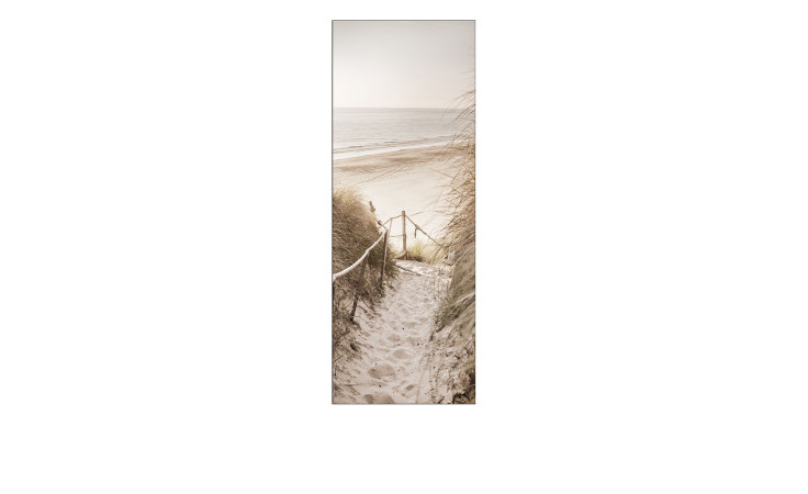 Glasbild Nordic Beach 30 x 80 cm, Strandlandschaft