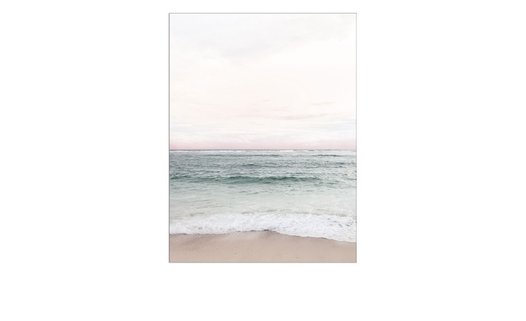 Leinwandbild Sea Weaves 60 x 80 cm