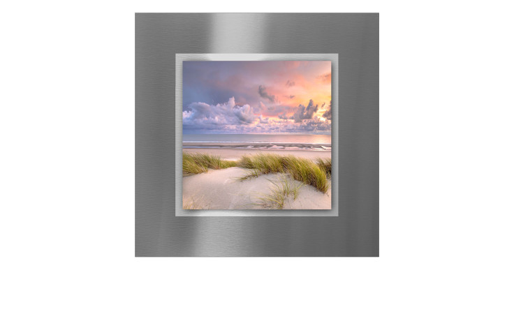 Alubild North Sea Sunset 50 x 50 cm