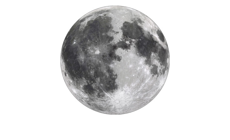 Alubild The Moon 100 cm