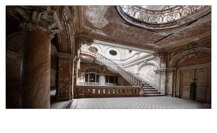 Alubild The Old Castle 50 x 100 cm