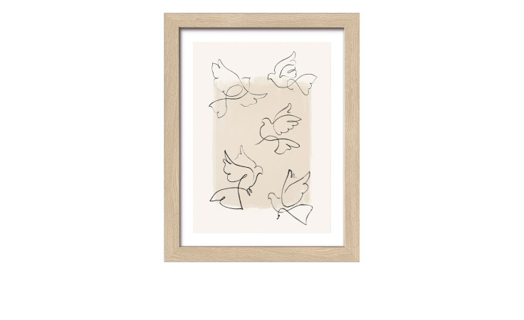 Rahmenbild Lines And Shapes XII 24 x 19 cm
