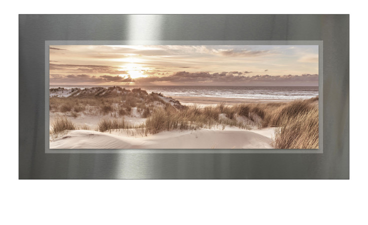 Alubild Beach at Sunrise 50 x 100 cm