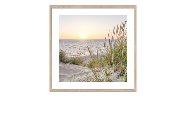 Rahmenbild Nordic Beach Atmosphere 53 x 53 cm
