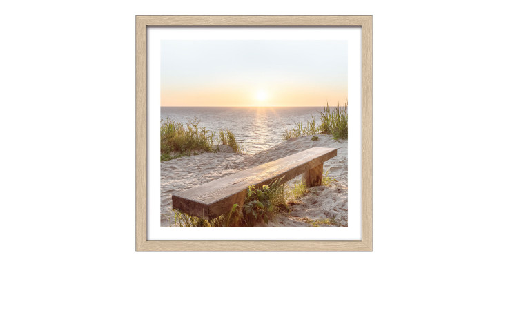 Rahmenbild Nordic Beach Atmosphere 33 x 33 cm