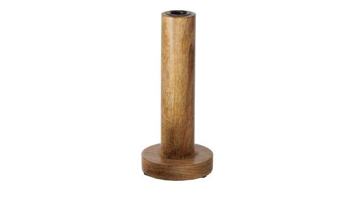 Kerzenleuchter 22 cm Holzfarben