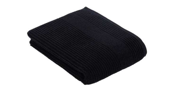 Duschtuch Tomorrow 67 x 140 cm in schwarz.