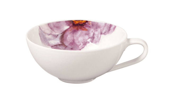 Teetasse Rose Garden 230 ml in weiß mit Rosen-Motiven 