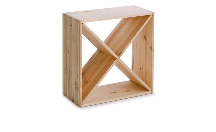 Weinregal 52 x 25 x 52 cm