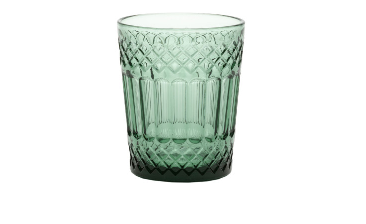 Trinkglas 300 ml in petrol.
