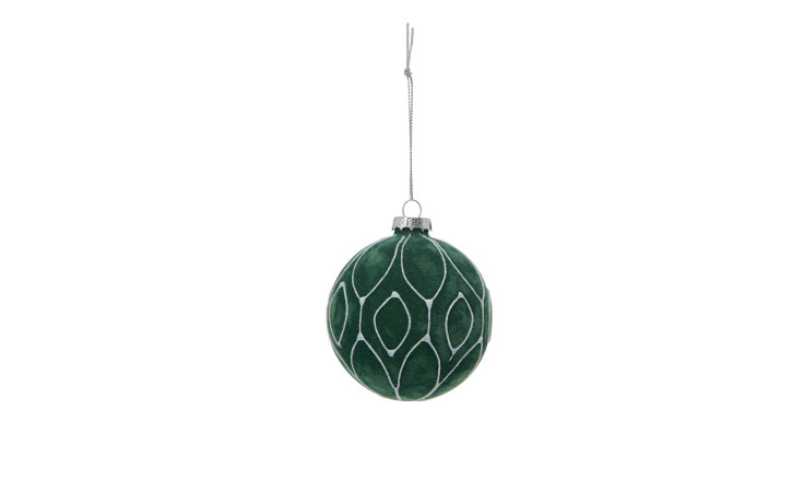 Glas-Christbaumkugel 8 cm
