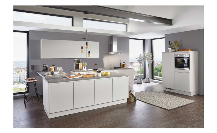 nobilia Kueche Fashion Line N Seidengrau Caledonia