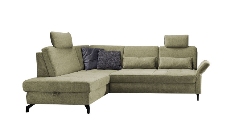 Komfort-Ecksofa Westminster, in der Farbausführung Grün