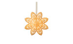 Schneeflocke 50 cm in gold.