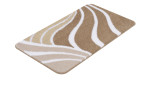 Badteppich Flame 70 x 120 cm in taupe