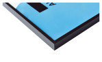 Aluminium-Bilderrahmen Accent 29.7 x 42 cm Deitalansicht von dem schwarzen Rahmen.