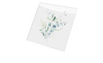 Glasbild Watercoloured Leaves 30 x 30 cm, Pflanzen