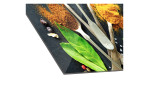 Glasbild Vintage Herbage 20 x 20 cm. Glasbild mit dem Thema - Kochen. Detailansicht der Ecke.