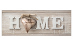 Leinwandbild Home 30 x 80 cm