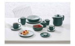 Kaffeeobere Jasper in der Farbe Grün / Weiß und mit einem Fassungsvermögen von 240 ml und das gesamte Set der Reihe Jasper zusehen. 