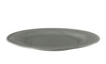 Speiseteller Beat 27,7 cm aus Porzellan in Perlgrau.
