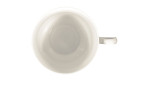 Kaffeetasse Rubin 210 ml aus Porzellan in beige. Ansicht von oben.