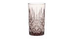 Trinkglas 320 ml in rosa.