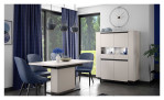 Milieubild Serie Venedig Highboard und Tisch