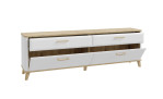 Lowboard Waldeck mit 2 Schubladen und 2 Klappen