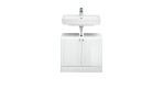 Waschbeckenunterschrank mit Waschbecken von vorne