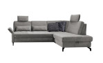 Komfort-Ecksofa Westminster, in der Farbausführung Grau