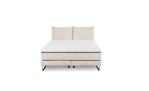Boxspringbett set one Baldwin in der Farbe beige, Frontansicht