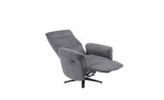 Relaxsessel Andy in der Frabe grau, Relaxfunktion