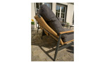 Lounge-Set Roma in grau mit Aluminium Gestell, 3 Sitzer und 2 Sessel, Ansicht im Milieu