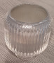 Teelichthalter / Kerzenständer aus Glas 